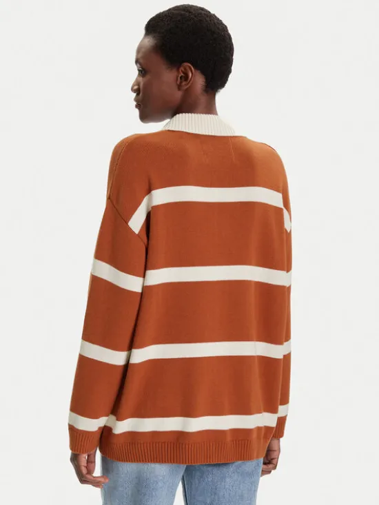 Gant Sweter 4805341 Brązowy Relaxed Fit