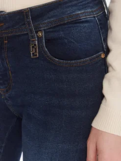 Gaudi Jeansy 521BD26024 Granatowy Slim Fit