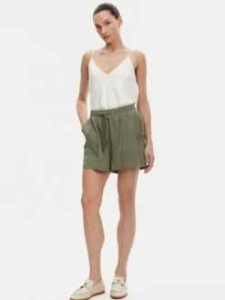 Gaudi Szorty materiałowe 511BD25009 Zielony Relaxed Fit