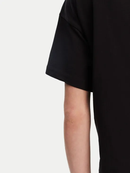 Gaudi T-Shirt 511BD64030 Czarny Regular Fit