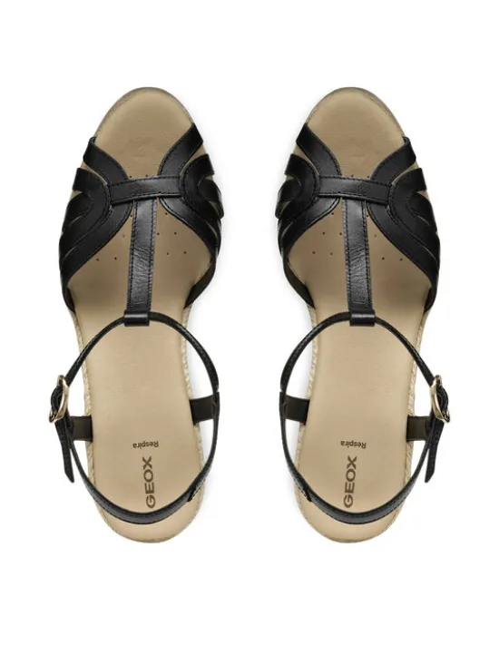 Geox Espadryle D Gelsa D55TPA 00043 C9999 Czarny