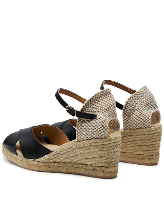 Geox Espadryle D Gelsa Low D45NGA 00085 C9999 Czarny