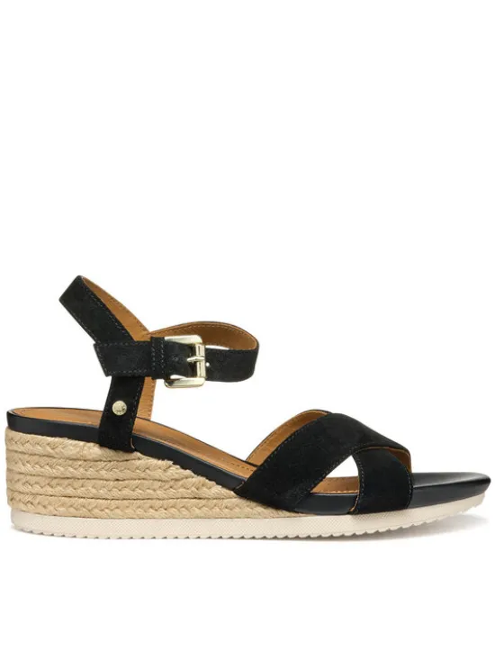 Geox Espadryle D Ischia Corda D55HHB 00020 C9999 Czarny