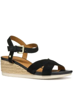 Geox Espadryle D Ischia Corda D55HHB 00020 C9999 Czarny