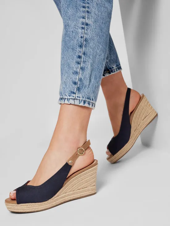 Geox Espadryle D Soleil A D15N7A 01143 C4152 Granatowy