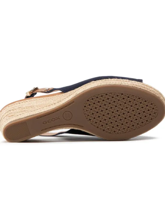 Geox Espadryle D Soleil A D15N7A 01143 C4152 Granatowy
