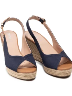 Geox Espadryle D Soleil A D15N7A 01143 C4152 Granatowy
