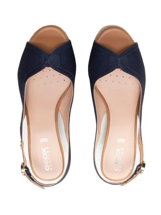 Geox Espadryle D Soleil A D15N7A 01143 C4152 Granatowy