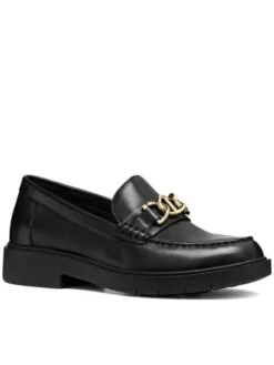 Geox Loafersy D Spherica Ec1 B D66DKG 43 C9999 Czarny