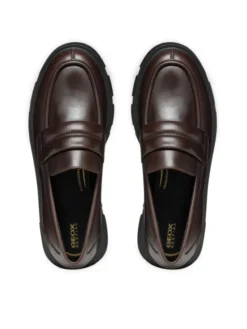 Geox Loafersy D Vilde D46UAC 00043 C6024 Brązowy
