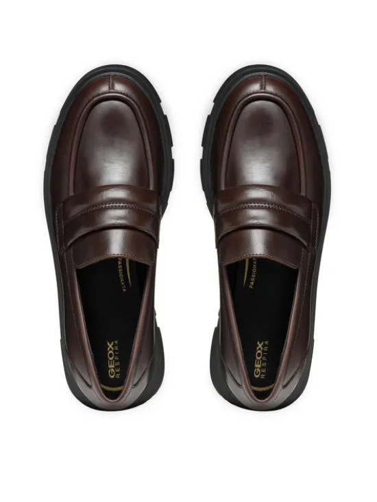 Geox Loafersy D Vilde D46UAC 00043 C6024 Brązowy