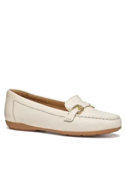 Geox Mokasyny D Annytah Moc B D56BMB-00046 C1122 Beżowy