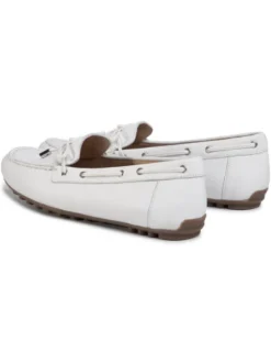 Geox Mokasyny D Leelyan A D724RA 00046 C1000 Biały