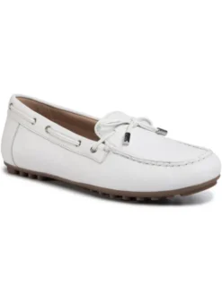 Geox Mokasyny D Leelyan A D724RA 00046 C1000 Biały