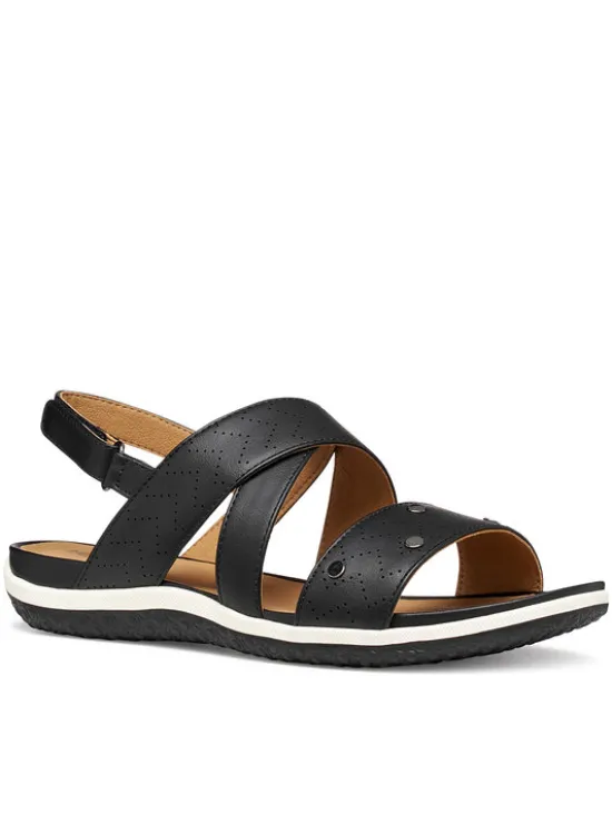 Geox Sandały D Sandal Vega D65R6B 000BC C9999 Czarny