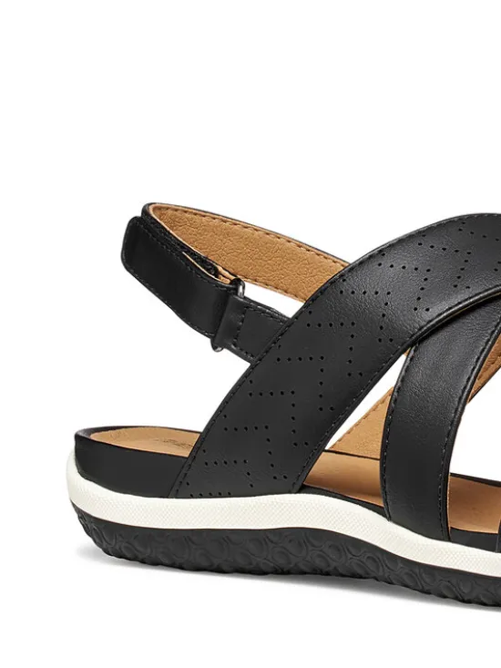 Geox Sandały D Sandal Vega D65R6B 000BC C9999 Czarny