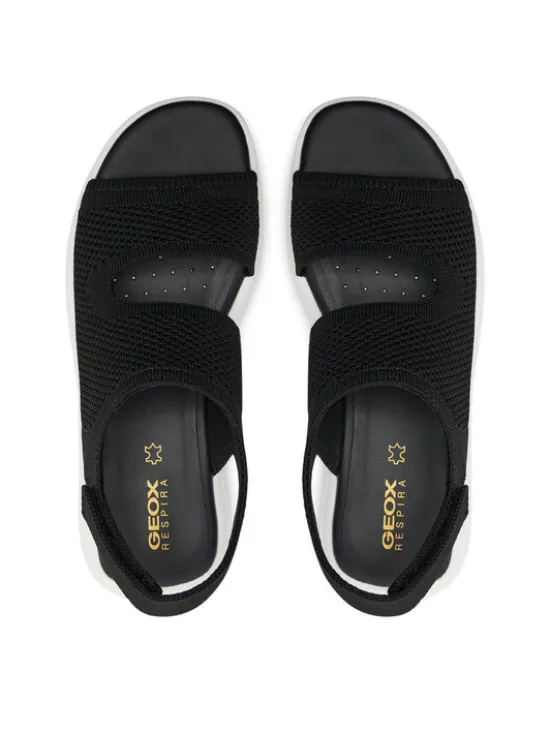 Geox Sandały D Spherica Ec5 D45SVA 0006K C9999 Czarny