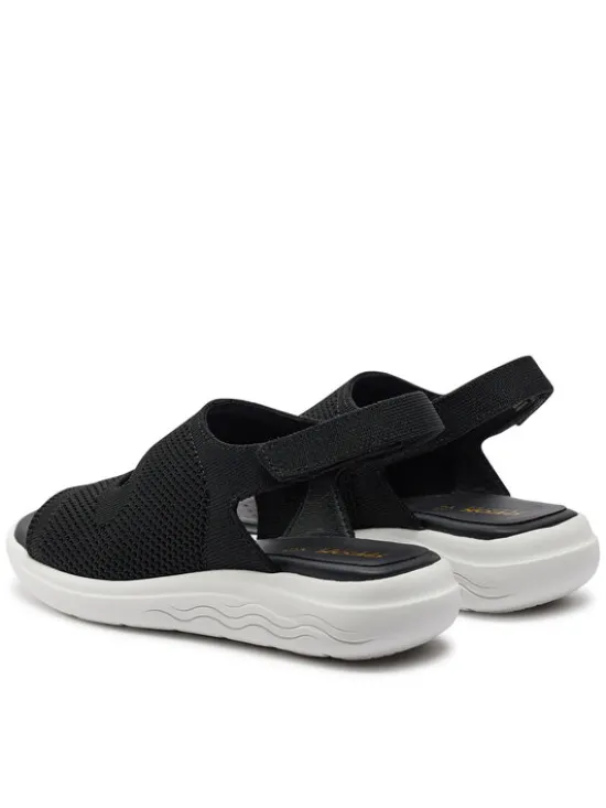 Geox Sandały D Spherica Ec5 D45SVA 0006K C9999 Czarny