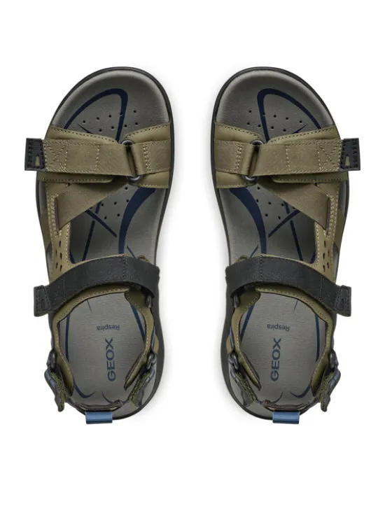 Geox Sandały U Terreno + Grip U4550B 011EK C3009 Khaki
