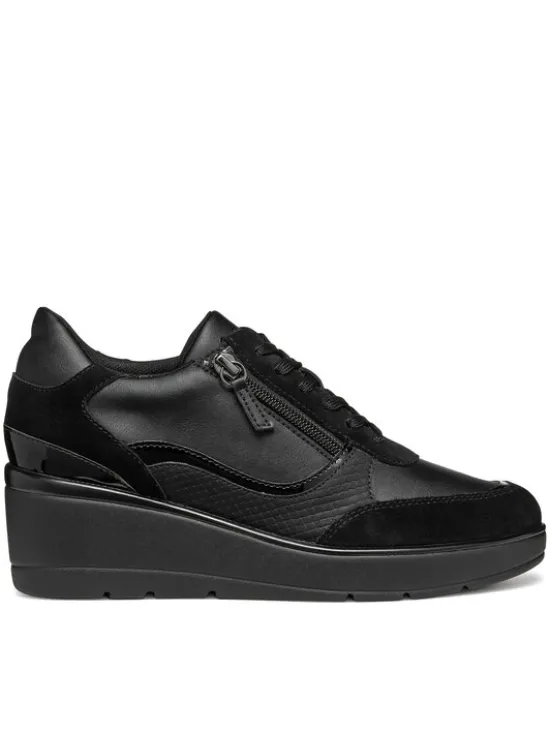 Geox Sneakersy D Ilde D46RAA 05422 C9999 Czarny