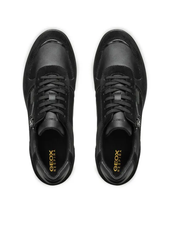 Geox Sneakersy D Ilde D46RAA 05422 C9999 Czarny