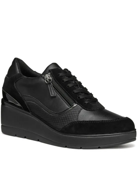 Geox Sneakersy D Ilde D46RAA 05422 C9999 Czarny