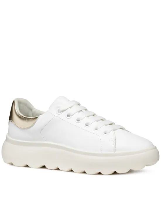 Geox Sneakersy D Spherica Ec4.1 D45TCD 085BN C1327 Biały