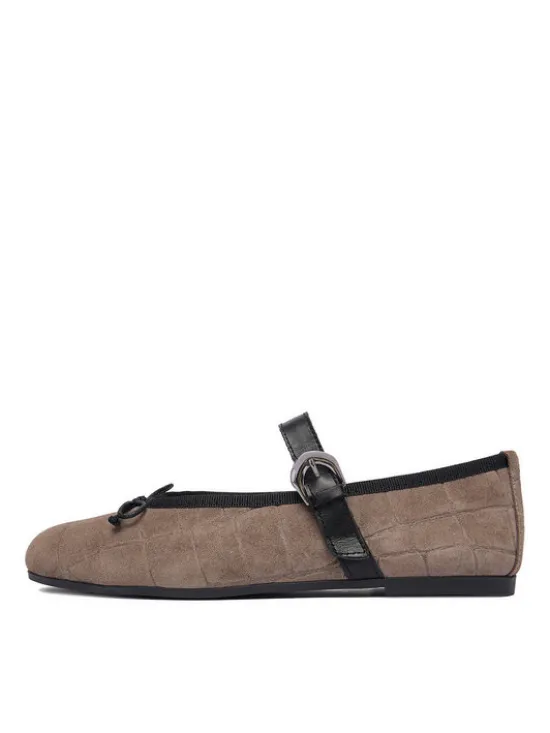 GINO ROSSI Baleriny C-24546LCP-DILETTA Szary
