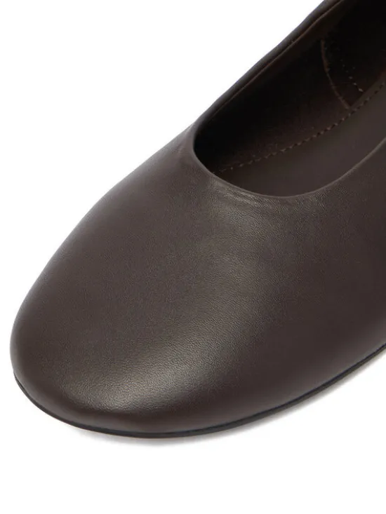 GINO ROSSI Baleriny C-V2127-241 Brązowy