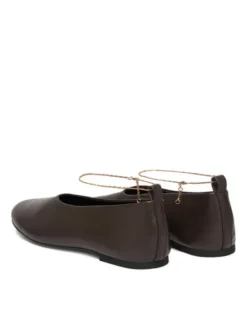 GINO ROSSI Baleriny EO-V2198-73 Brązowy