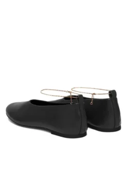 GINO ROSSI Baleriny EO-V2198-73 Czarny