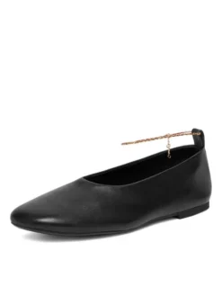 GINO ROSSI Baleriny EO-V2198-73 Czarny