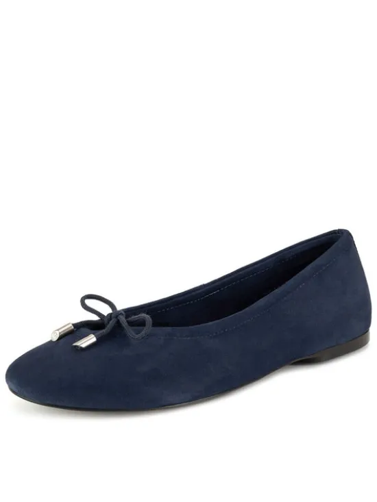 GINO ROSSI Baleriny LAYLA-118070 Granatowy