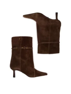 GINO ROSSI Botki EO-LS6531-04 Brązowy ciemny