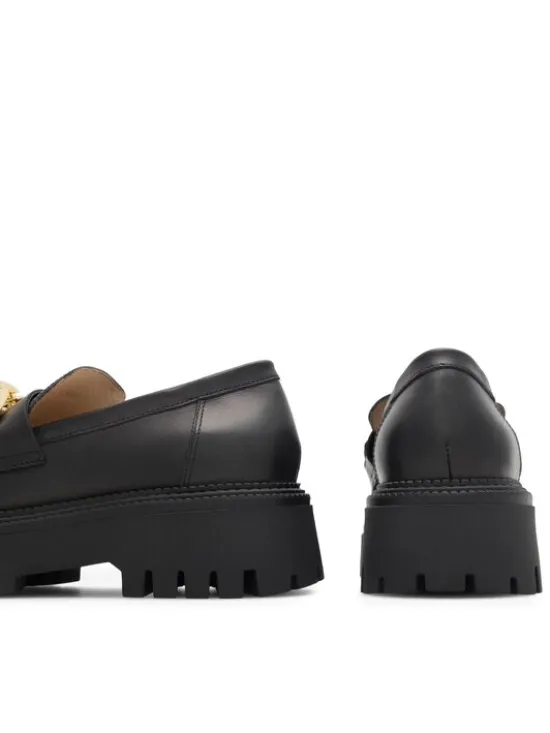 GINO ROSSI Loafersy 8040 Czarny