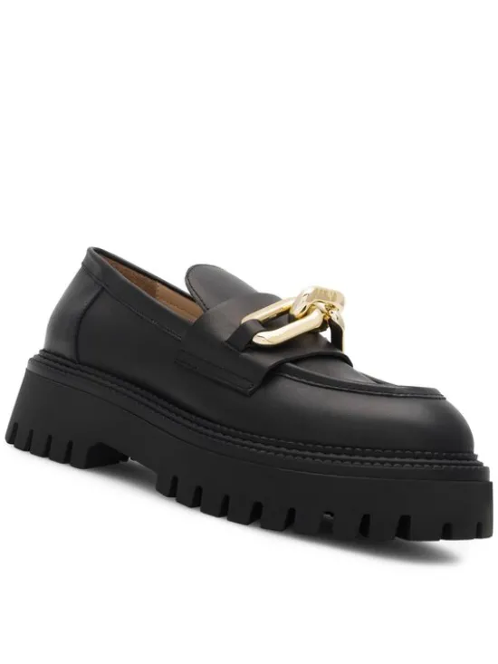 GINO ROSSI Loafersy 8040 Czarny
