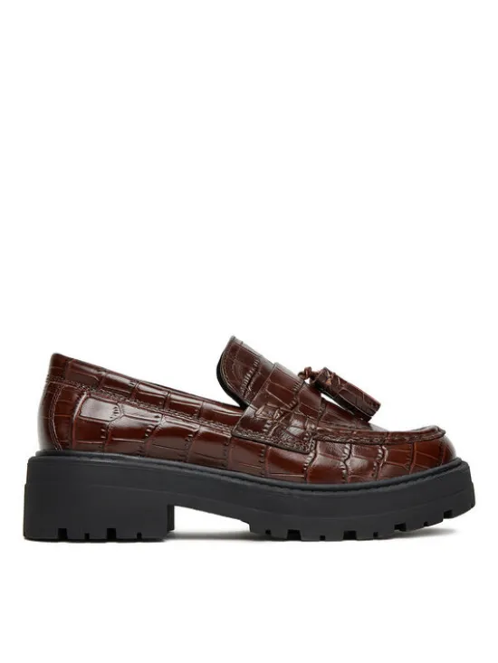 GINO ROSSI Loafersy EO-HOX-12036 Brązowy