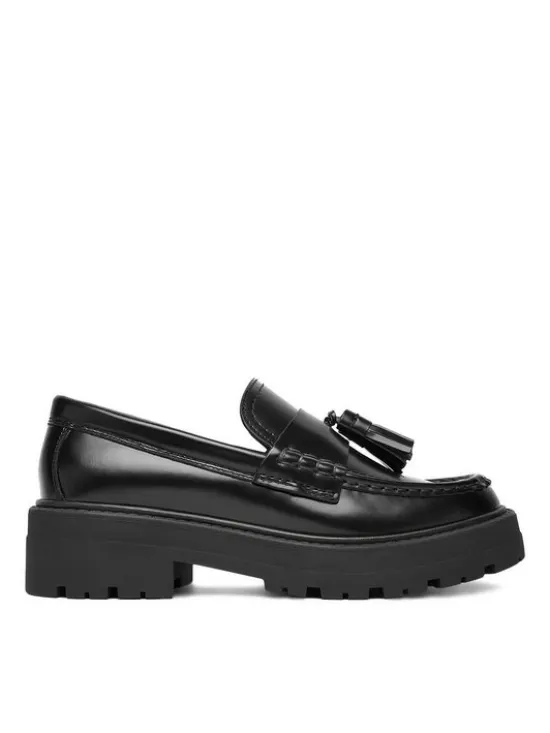 GINO ROSSI Loafersy EO-HOX-12036 Czarny