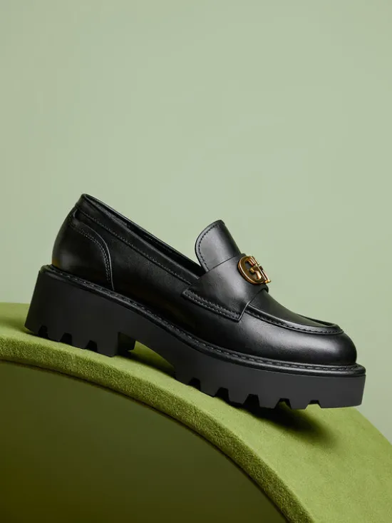 GINO ROSSI Loafersy EO-ROYA-8103-25 Czarny