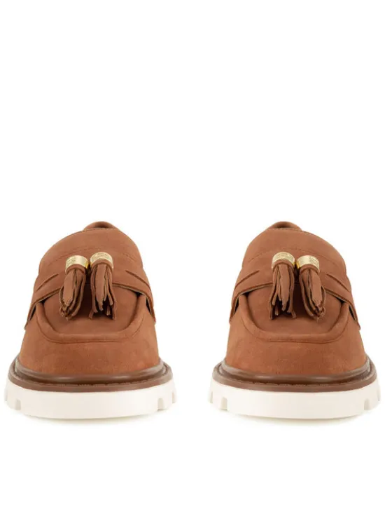 GINO ROSSI Loafersy SIMON-115856. Brązowy