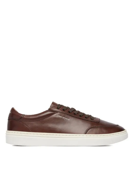 GINO ROSSI Sneakersy EO-MARSHAL-01 MI08 Brązowy