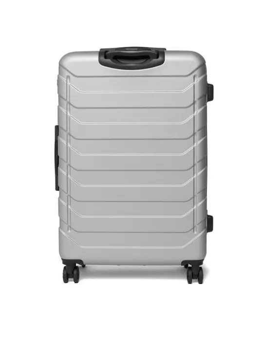 GINO ROSSI Walizka duża CEO-GIN-L-003-05-SILVER Srebrny