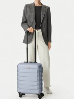 GINO ROSSI Walizka kabinowa CEO-GIN-S-003-05-SILVER3 Srebrny