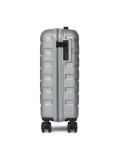 GINO ROSSI Walizka kabinowa GIN-S-003-05-SILVER Srebrny
