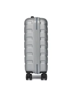 GINO ROSSI Walizka kabinowa GIN-S-003-05-SILVER Srebrny