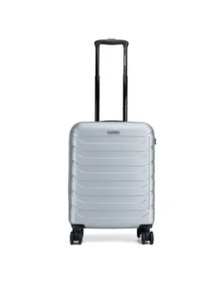 GINO ROSSI Walizka kabinowa GIN-S-003-05-SILVER. Srebrny