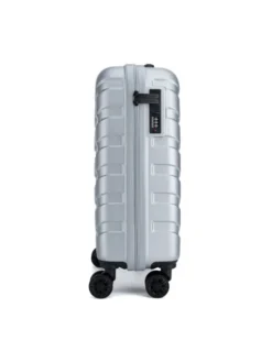 GINO ROSSI Walizka kabinowa GIN-S-003-05-SILVER. Srebrny