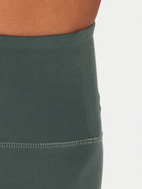 Girlfriend Collective Legginsy Compressive 4038 Zielony Flare Fit