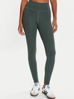 Girlfriend Collective Legginsy Compressive 4007 Zielony Slim Fit