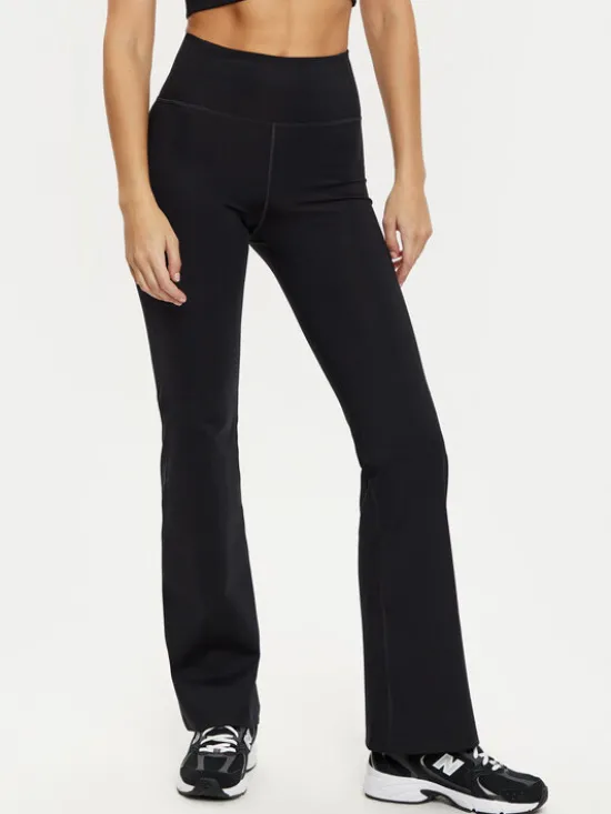 Girlfriend Collective Legginsy Compressive 4038 Czarny Flare Fit